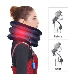 Inflatable Air Cervical Neck Support Traction Device